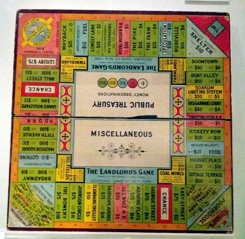 The Landlord's Game at Strong National Museum of Play, Rochester, NY, USA (Photo by Cory Doctorow, CC-BY-SA)