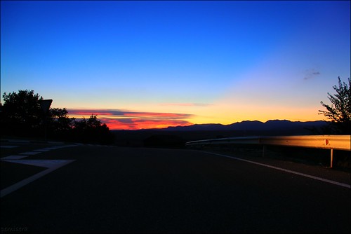 road sunset sky atardecer carretera cel ciel cielo berguedà capvespre lluçanès pemisera