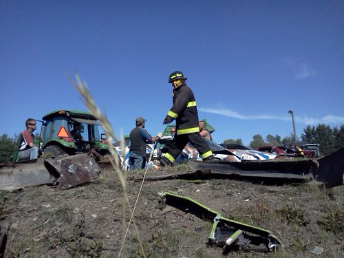 auto cars de destruction demolition course fireman derby pompier démolition