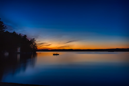 sunset lake ontario canada evening cottage raft muskoka utterson