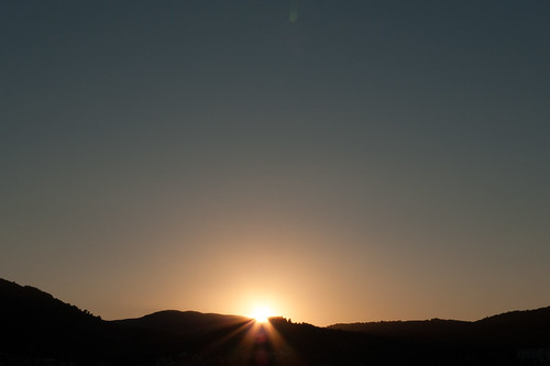 sunset croatia vis