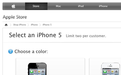 Apple Store USA - iPhone 5