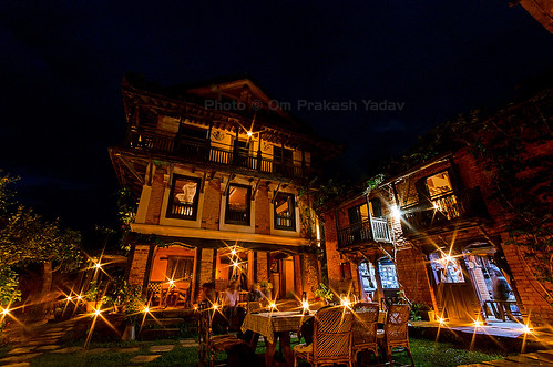 nepal building heritage architecture night lights hotel nikon culture resort sigma1020mm opsphotos bidur nuwakot d7000