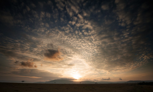 africa sky sunrise landscapes kenya masaimara gkphoto
