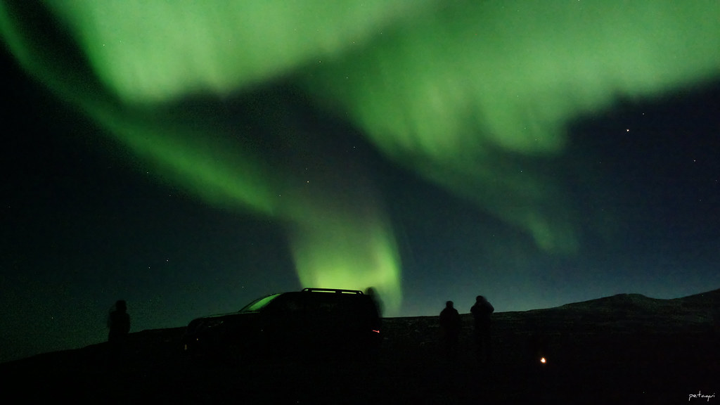 Auroras boreales - Northern lights (Nokia 808 Pureview shot)
