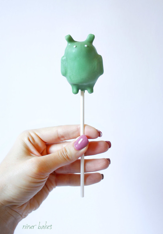 Google Android Cake Pops