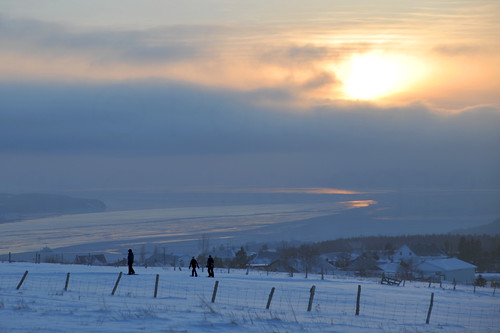 winter dusk hiver québec crépuscule charlevoix d700