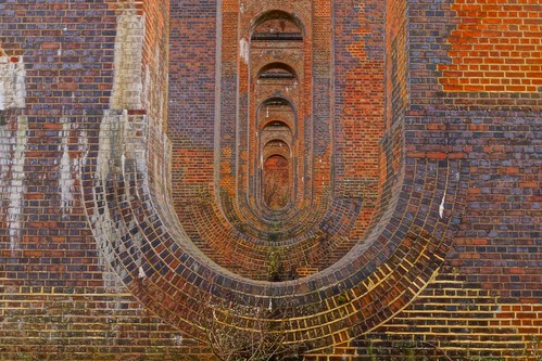 blue red green westsussex sony bricks arches viaduct february alpha balcombe a65 2013 ousevalleyviaduct