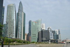 Marina Bay and Raffles Place skyscrapers