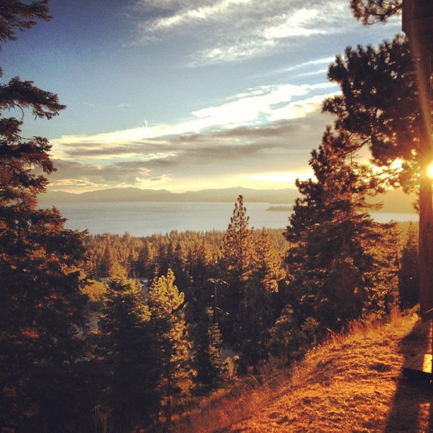 Sunset over Lake Tahoe #latergram