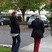 mariah and rachel off on a walk across the street to acumed    MG 9743