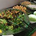 Ensalada Exotica: Exotic mix of field greens, roasted red peppers, fresh mango and cilantro with a fresh citrus dressing