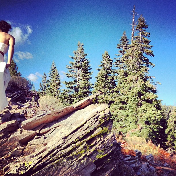Climbing a mountainside (not on a trail) for some amazeball pictures #latergram