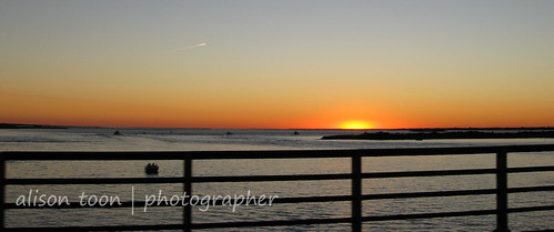 bridge newyork sunrise dawn suffolk longisland fireisland smithpoint threeandahalfyears alisontooncom
