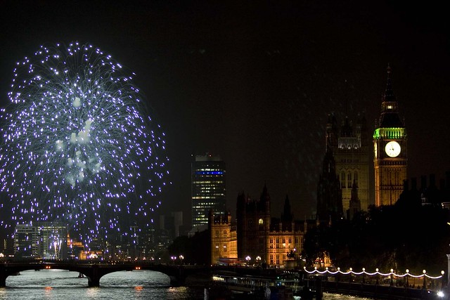 Fireworks by Westminster