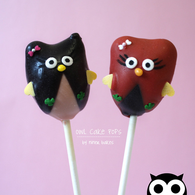 Cute Owl Cake Pops