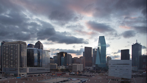 city red sky storm skyline clouds sunrise canon dallas texas dslr 52weeks 4ti giveusyourbestshot 522013week5