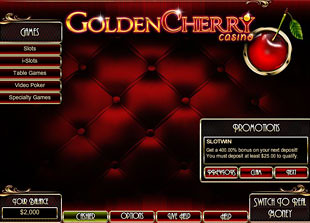Golden Cherry Casino Lobby
