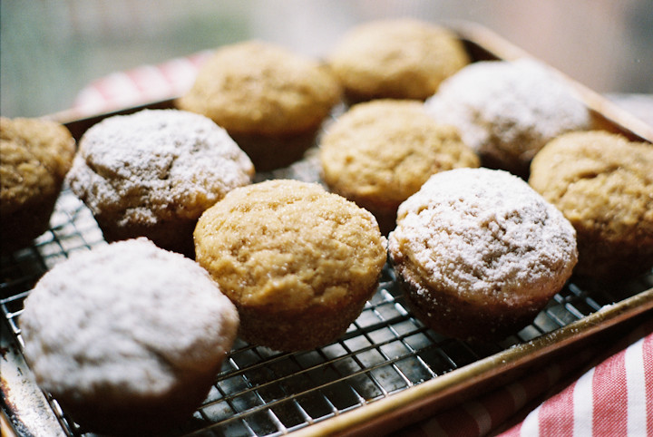 apple butter doughnut muffins