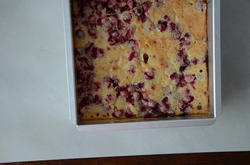 cranberry snacking cake