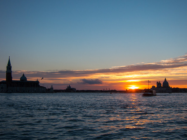 Sunset over the Venetian Lagoon