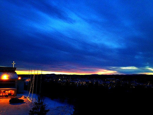 sunset sky church cross hudiksvall uploaded:by=flickrmobile flickriosapp:filter=nofilter picaday2013