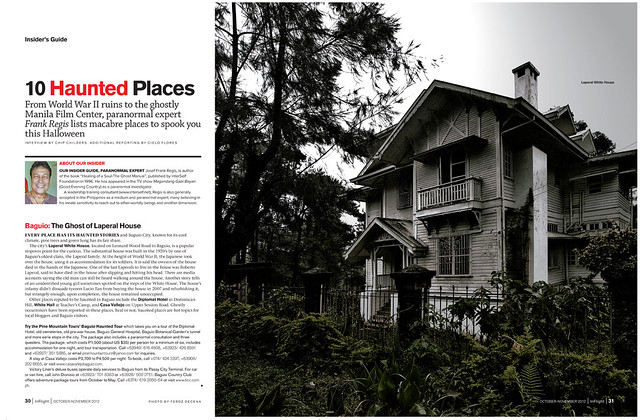 Opening Spread for the Insider's Guide 10 Haunted Places