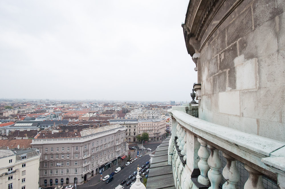 Vistas de Budapest desde el mirador de la Cúpula de San Esteban