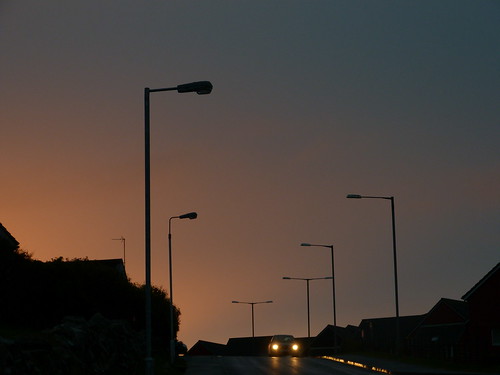 sunset sky lumix evening peaceful shetland fz45