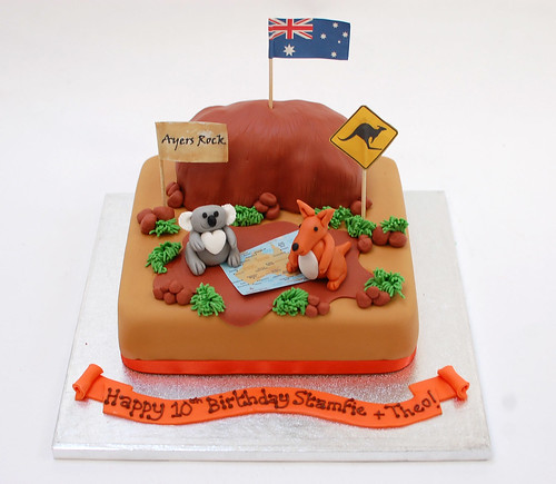 Buy Australia Flag 8 Icing Sheet Cake Topper Online in India - Etsy