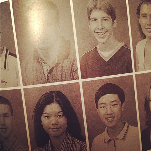 While looking for something else, I found my 2000 yearbook. It's me + Nancy + Chad!