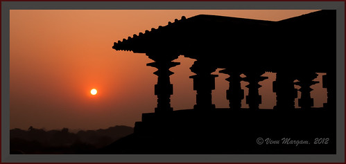 india tourism silhouette sunrise outdoors temple fort ap recreation andhrapradesh warangal kakatiya hanamkonda ekasila orugallu margams
