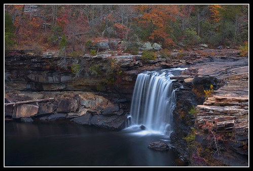 autumn color fall water leaves canon river waterfall october littlerivercanyon lrc canon1740mmf4l littleriverfalls tonybarber canon40d
