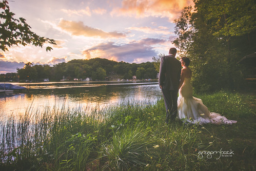 canon campnewaygo sunset portraits wedding michigan lake water beautiful
