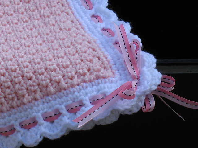 Baby album  Tiramisu  tiramisu blanket Pink baby Blanket Heirloom  an Flickr Crocheted on