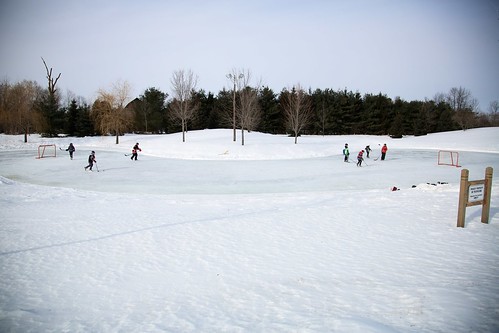 cold ice hockey kids sens frozen pond outdoor skating rink shinny day26 kanata day26365 ridgesidefarm 3652013 365the2013edition 26jan13
