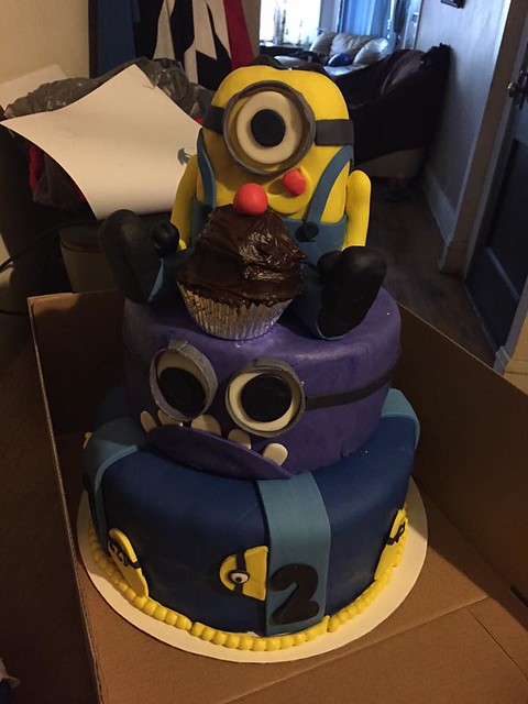Minions Cake by Karen Rivera of Couture Cooking