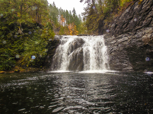 canada nature beautiful river waterfall falls