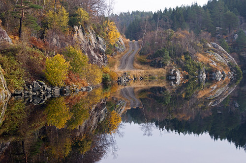 autumn norway reflections høst feda vestagder bjelland