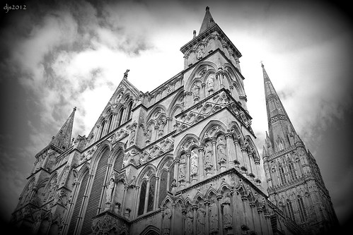 blackandwhite building church architecture cathedral salisbury wiltshire salisburycathedral 13thcentury wipeoutdave canoneos1100d djs2012