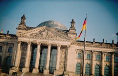 Das Reichstagsgebäude.