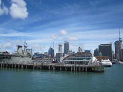 Pulling into Auckland's Ferry Station