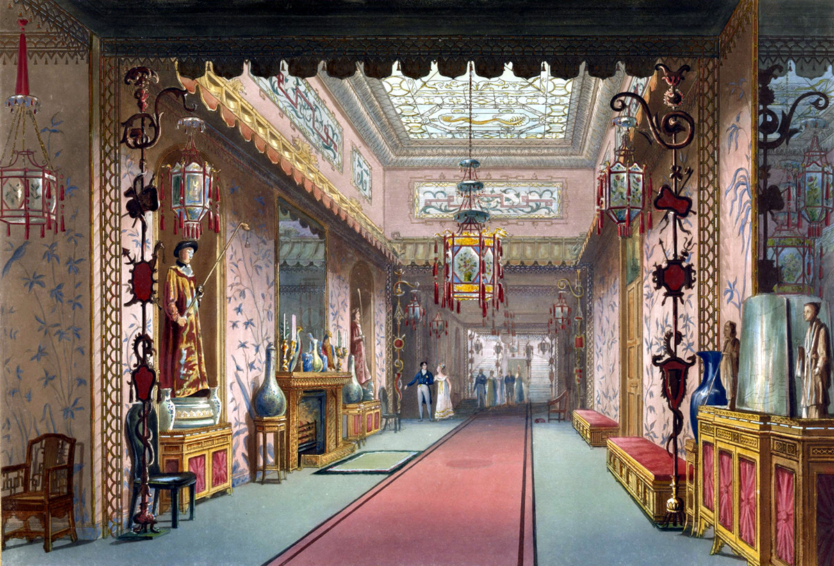 Chinese Gallery at Her Majesty's Palace at Brighton by John Nash, 1820