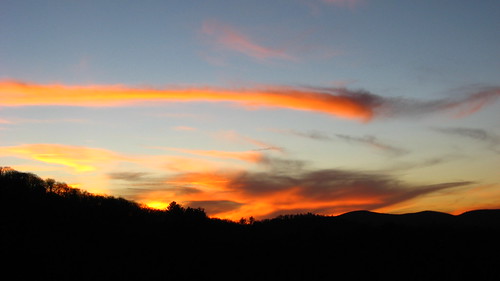 sunset clouds highlands colorful nubes wnc sunsetrock