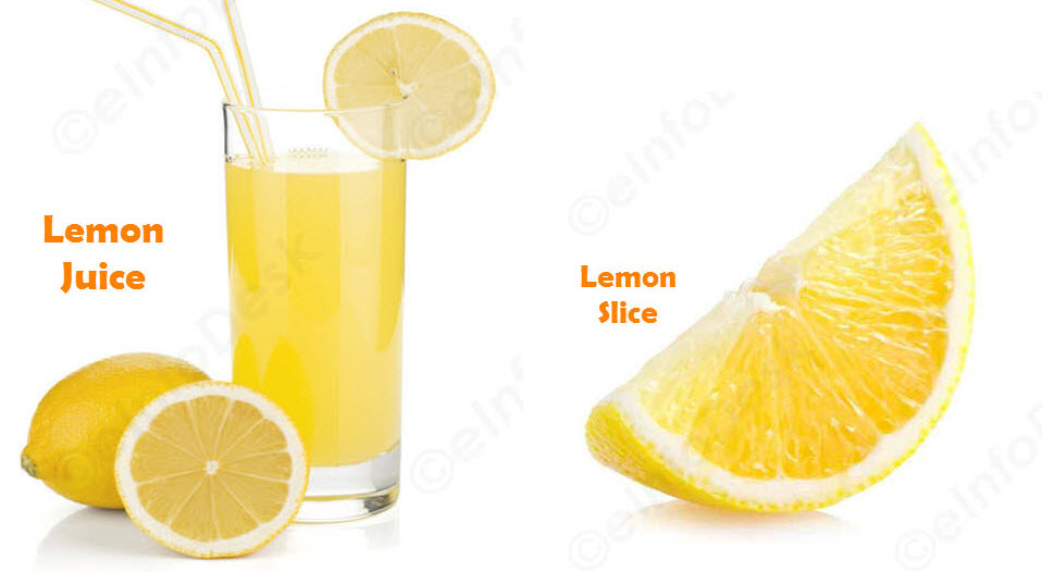get rid of acne with lemon juice / slice