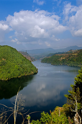 nepal lake reflection water landscape nikon photos dam hills 28 ops 2470mm d7000