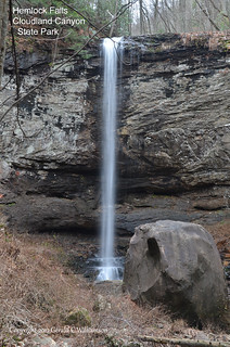 Hemlock Falls in December - Cloudland Canyon State Park by USWildflowers, on Flickr