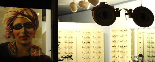 Seeing, the object of travel, glasses, specs, samples, optometrist, U District, Seattle, Washington, USA by Wonderlane