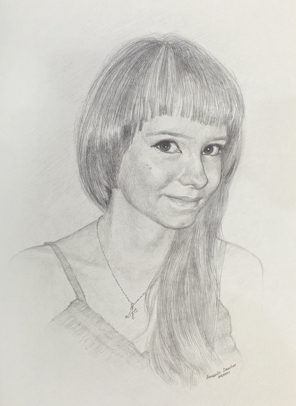 Portrait: Portrait of a young woman