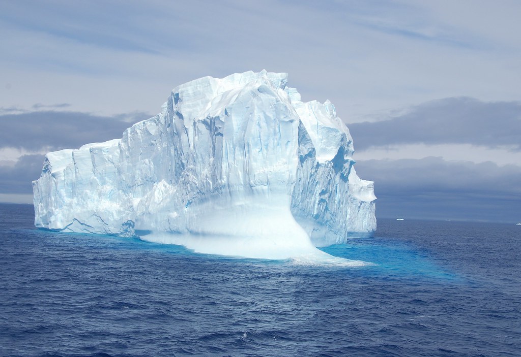 A mammoth iceberg in Antarctica
